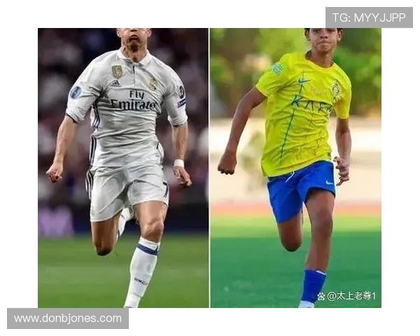 C 罗父子赤膊同框！40 岁总裁肌肉依旧，14 岁迷你罗身高 1 米 85，网友：基因复制粘贴(1)